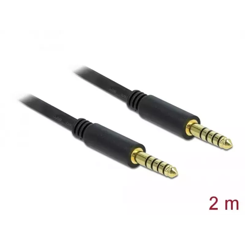 Audiokabel DeLOCK 85792 2m 4,4mm Schwarz