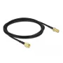 Koaxialkabel DeLOCK 90445 LMR100 2m RP-SMA Schwarz