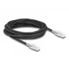 Netzwerkkabel DELOCK 80258 Cat6a S/FTP (S-STP) RJ-45 auf RJ-45 5 m Schwarz