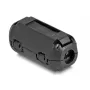 Ferritkern-Klemme DELOCK 80943, schwarz, Nickel/Kunststoff/Zink, 25,2 × 13 × 11,8 mm, 2er-Pack