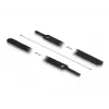Klett-Kabelbinder DeLOCK 19011 200x12mm schwarz 10 Stück