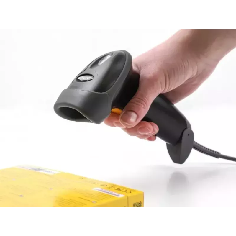 DeLOCK USB Barcode Scanner 1D Laser Schwarz Handheld Kabelgebunden 2m Kabel