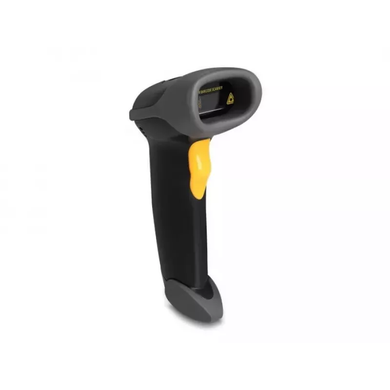 DeLOCK USB Barcode Scanner 1D Laser Schwarz Handheld Kabelgebunden 2m Kabel