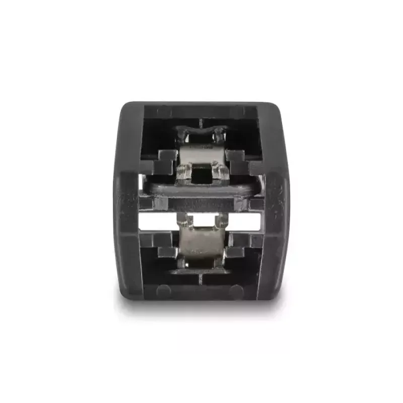 DeLOCK Kabelbinder mit Metallzunge, 203 x 12,7 mm, Schwarz, 10 Stück