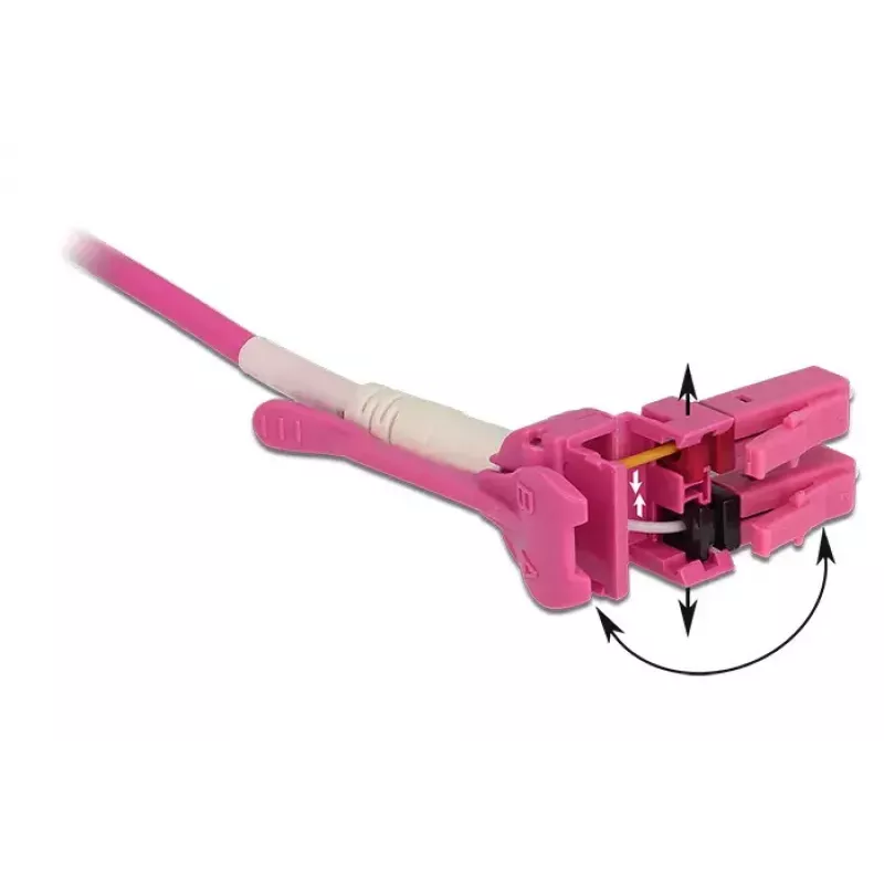 Glasfaserkabel DeLOCK 85133 2m LC Pink