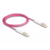 Glasfaserkabel DeLOCK 88089 LC Duplex zu LC Duplex OM4 3m