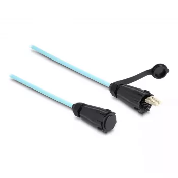 DeLOCK Lichtwellenleiterkabel LC Duplex zu LC Duplex OM3 IP68 2 m