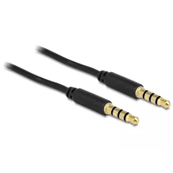 Audiokabel DeLOCK 83436 2 m 3,5 mm Schwarz