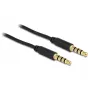 Audiokabel DeLOCK 83436 2 m 3,5 mm Schwarz