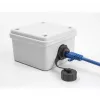 DeLOCK Kabeladapter RJ50-Buchse auf RJ50-Buchse IP68 wasserdicht schwarz