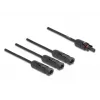 Kabel-Splitter DeLOCK DL4 Solar Splitter-Kabel 1 x Buchse auf 3 x Stecker 35 cm schwarz