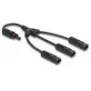 Kabel-Splitter DeLOCK DL4 Solar Splitter-Kabel 1 x Buchse auf 3 x Stecker 35 cm schwarz