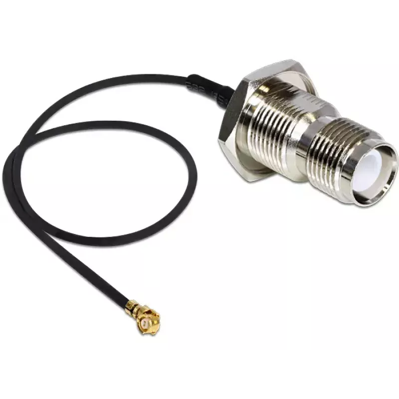 Signalkabel DeLOCK 88464 0,2 m Schwarz Gold Silber