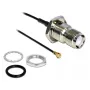 Signalkabel DeLOCK 88464 0,2 m Schwarz Gold Silber