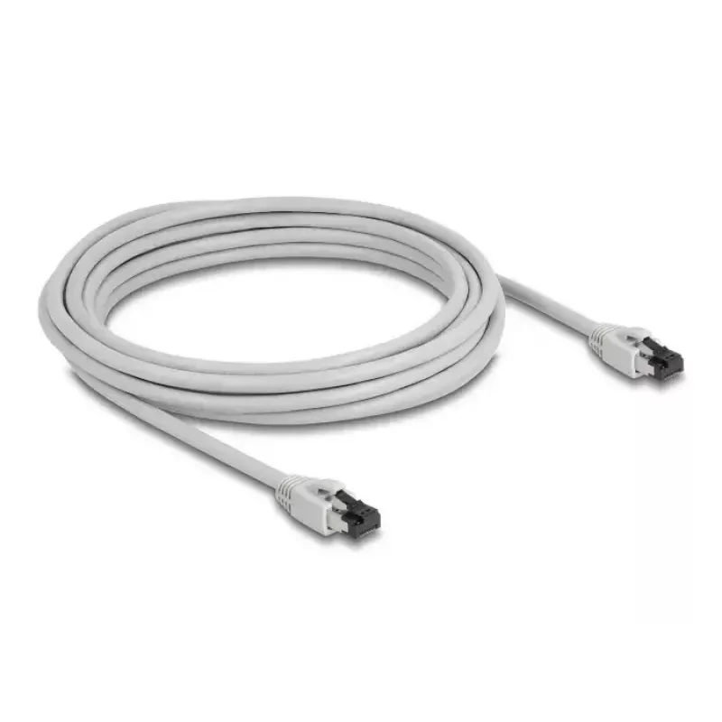 Netzwerkkabel DeLOCK 80562 RJ-45 Cat8.1 5 m Grau