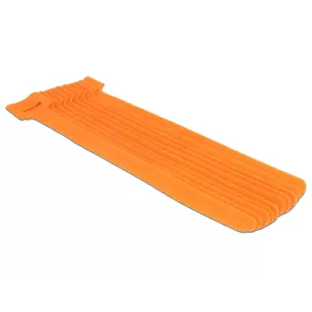 Klettverschluss DeLOCK 18696 Orange 10 Stück