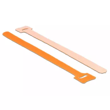 Klettverschluss DeLOCK 18696 Orange 10 Stück