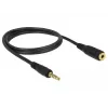 Audio-Kabel 3,5 mm DeLOCK 85701 1 m Schwarz
