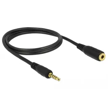 Audio-Kabel 3,5 mm DeLOCK 85701 1 m Schwarz