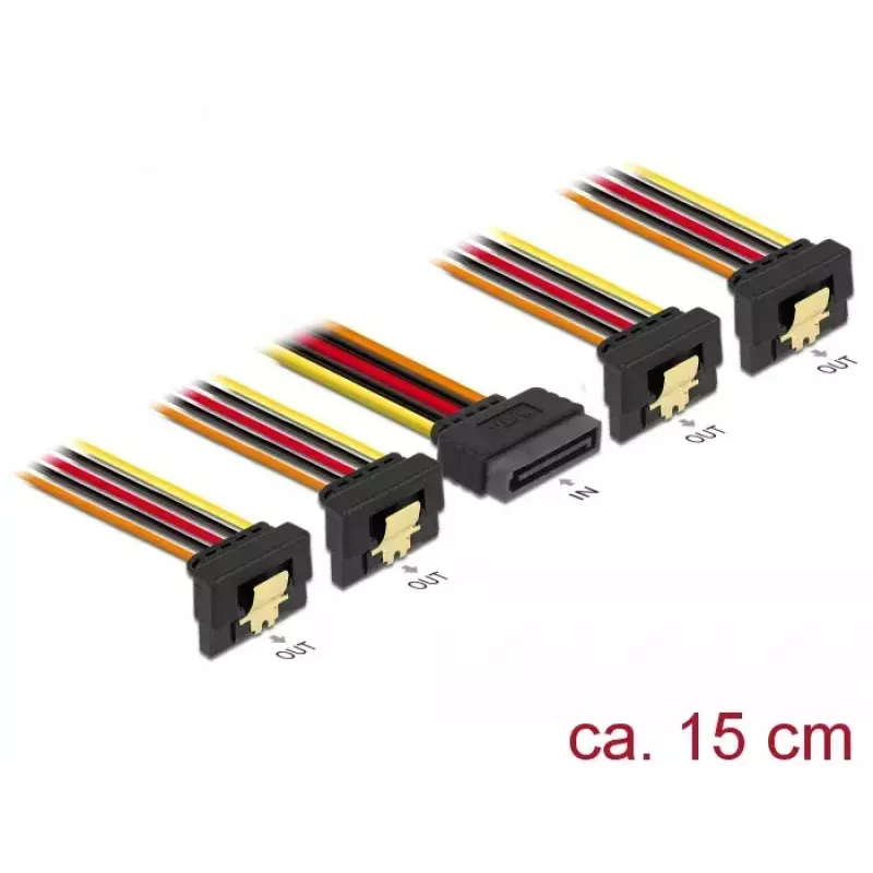 Internes Stromkabel DeLOCK 60166 0,15 m