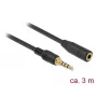 Audiokabel DeLOCK 85633 3m 3,5mm Schwarz