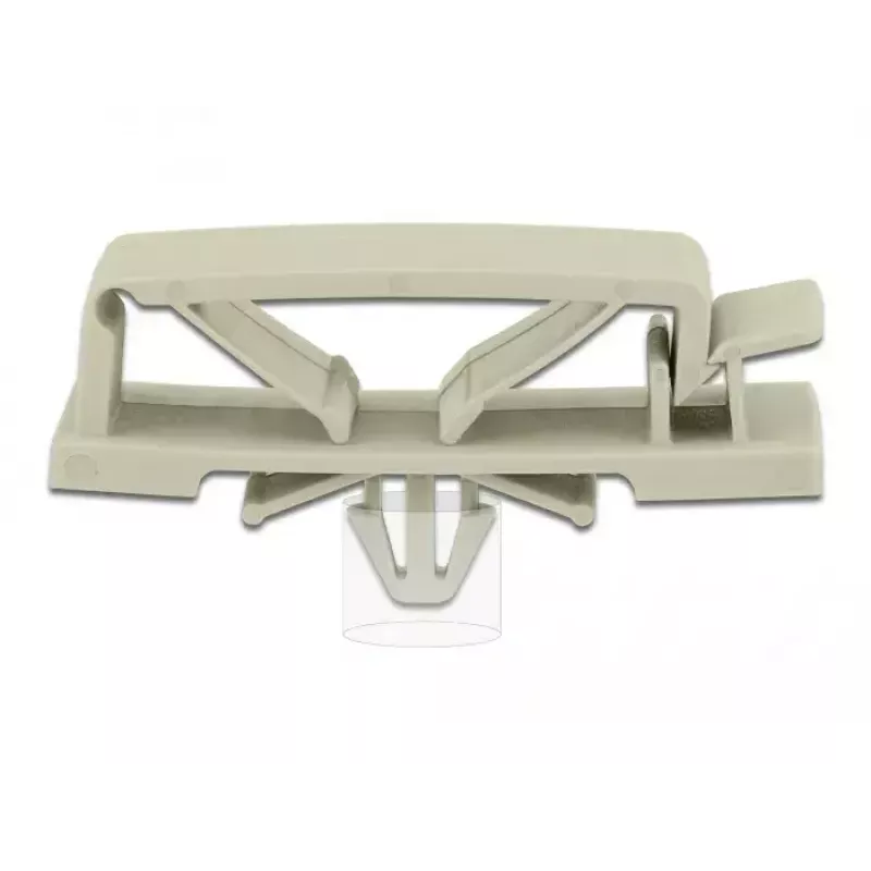 Kabelhalter DeLOCK 60186 Boden-Kabelorganizer Grau 10 Stück