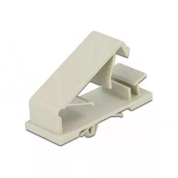 Kabelhalter DeLOCK 60186 Boden-Kabelorganizer Grau 10 Stück