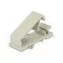 Kabelhalter DeLOCK 60186 Boden-Kabelorganizer Grau 10 Stück