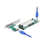 DeLOCK Riser Card PCI Express x1 auf 2 x PCI 32 Bit Slot 60 cm Kabel