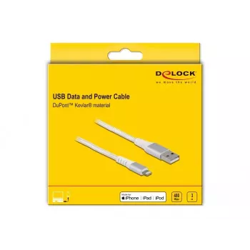 DeLOCK USB-Daten- und Ladekabel für iPhone iPad iPod 3 m Lightning