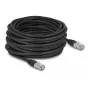Netzwerkkabel DeLOCK RJ45 Cat.6A S/FTP 15 m Schwarz