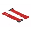 Klett-Kabelbinder DeLOCK 19532 Rot 5 Stk.