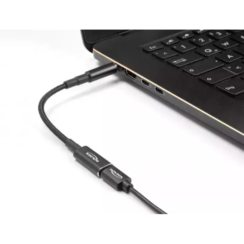 DeLOCK Adapterkabel USB Typ-C Buchse auf HP 7,4 x 5,0 mm Stecker 15 cm