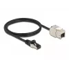 Kabel RJ45-Stecker auf Keystone-Modul RJ45-Buchse DeLOCK 87027