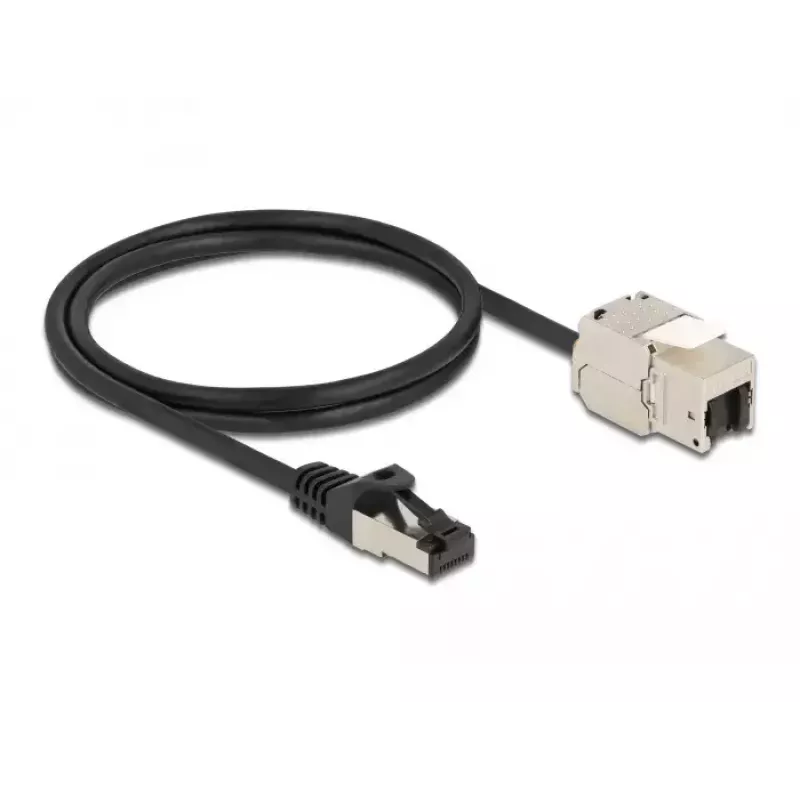 Kabel RJ45-Stecker auf Keystone-Modul RJ45-Buchse DeLOCK 87027