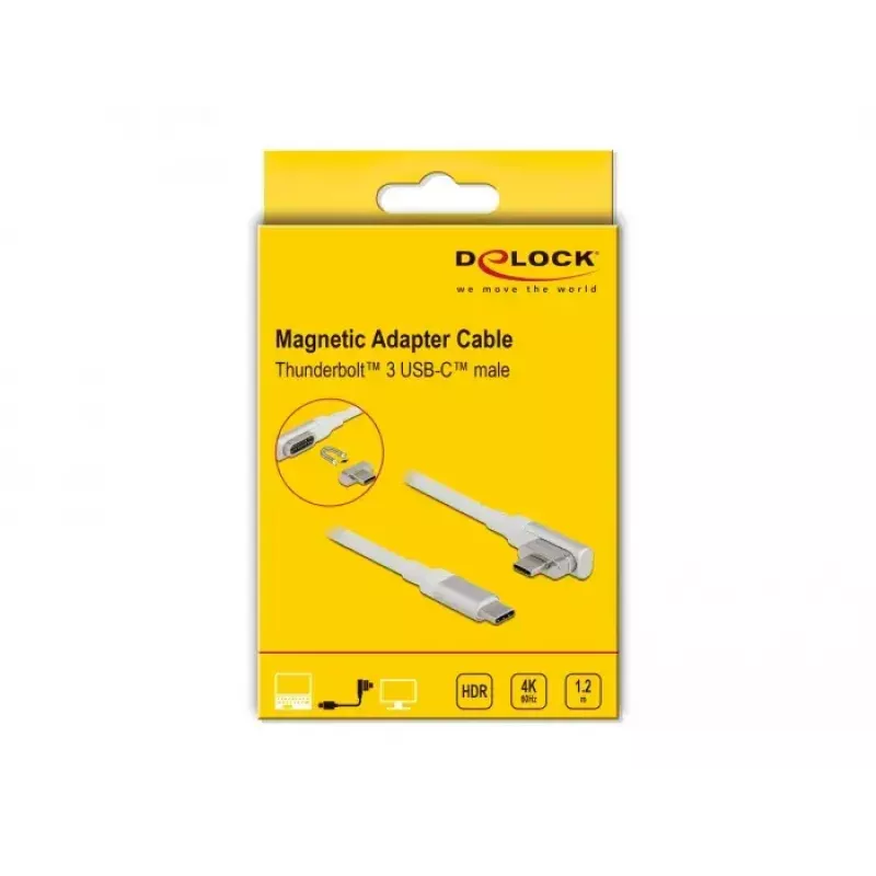 DeLOCK 86703 USB-Kabel 1,2 m HDMI Typ A USB Typ-C Grau