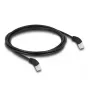 Netzwerkkabel DeLOCK RJ45 Cat.6A S/FTP 2m Schwarz