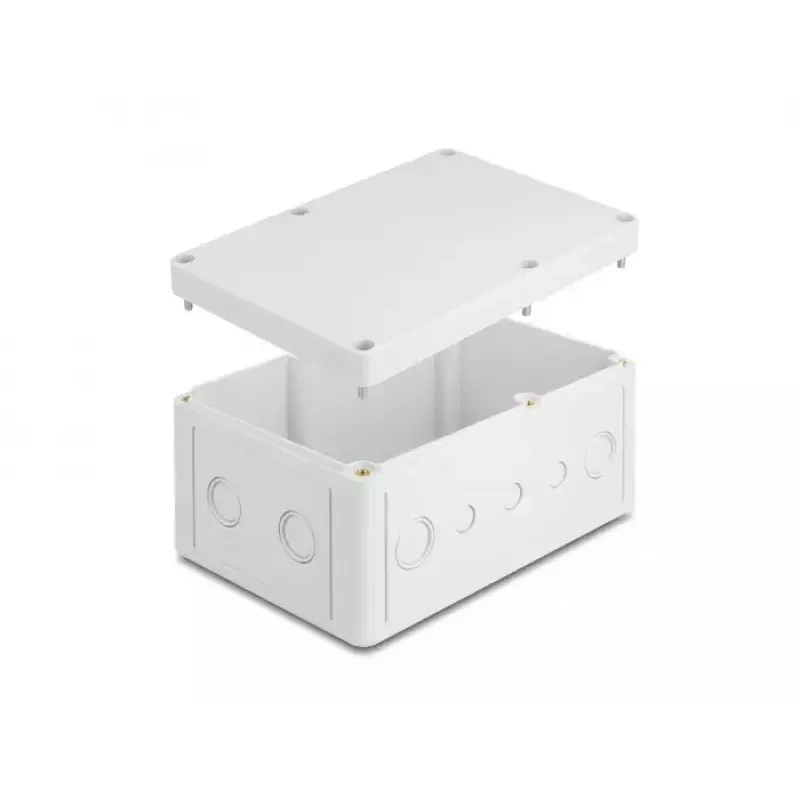 DeLOCK Installationsgehäuse 180x125x90mm grau ABS Outdoor