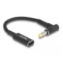 DeLOCK Adapterkabel USB Type-C Buchse auf HP 4,8 x 1,7 mm Stecker 90° 15 cm