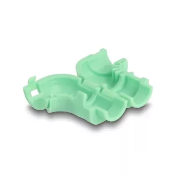 Kabelclip DeLOCK 88125 Grün Universal 8 Stück