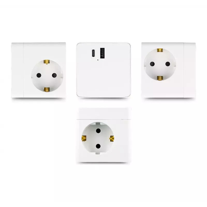 DeLOCK 11502 Stromverlängerung 1,5 m 3 AC-Steckdosen Innenbereich Weiß