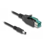 DeLOCK PoweredUSB-Kabel Stecker 12 V auf DC 5,5 x 2,5 mm Stecker 3 m