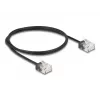 Netzwerkkabel DeLOCK RJ45 Cat.6 UTP 1 m Schwarz