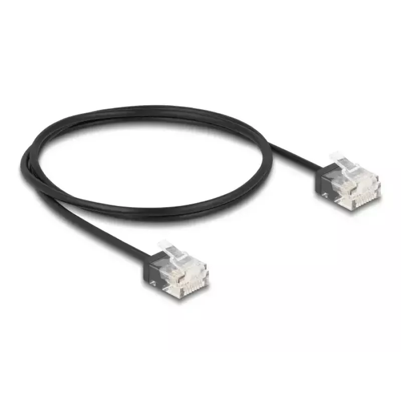 Netzwerkkabel DeLOCK RJ45 Cat.6 UTP 1 m Schwarz