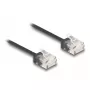 Netzwerkkabel DeLOCK RJ45 Cat.6 UTP 1 m Schwarz