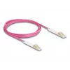 Optical Fiber Kabel DeLOCK LC Duplex auf LC Duplex OM4 2m