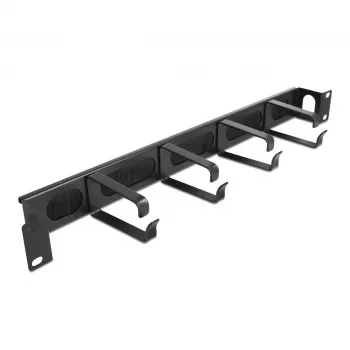 Kabelhalter DeLOCK 67033 Schwarz Rack 96,2 mm Breite