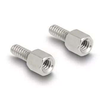 Kabeltülle DELOCK D-Sub-Gehäuse 9-polig für Flachkabel, Kunststoff, schwarz, 25×32×14 mm