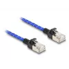 Netzwerkkabel DeLOCK RJ45 Cat.6A 1m Blau
