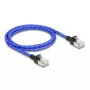 Netzwerkkabel DeLOCK RJ45 Cat.6A 1m Blau
